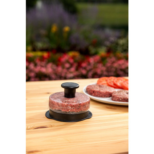 Weber Hamburgerpresse 2-teilig Schwarz - Bild 4