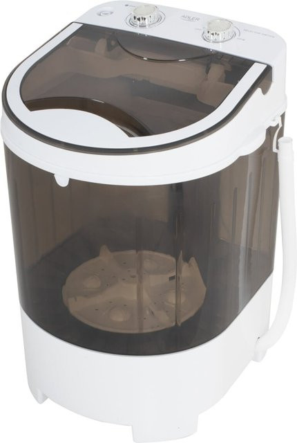 Adler AD 8056 Mini-Waschmaschine mit Schleuderfunktion in Weiß mit 4 L Fassungsvermögen - Bild 1