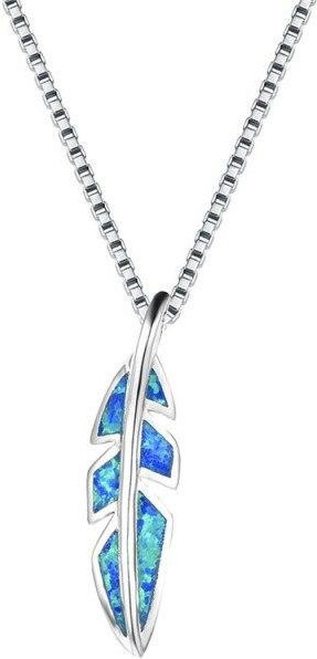 Anhänger Halskette, 925 Silber, Opal, Damen - Bild 1