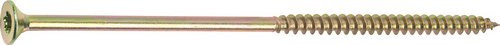 GECCO Spanplattenschrauben mit Torx-Antrieb, goldfarben, 100 Stück, Durchmesser: 6 mm, Länge: 150 mm - Bild 1