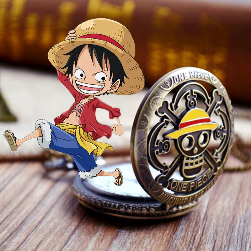 Bandai Taschenuhr, Messing, Weiß, Unisex - Bild 5