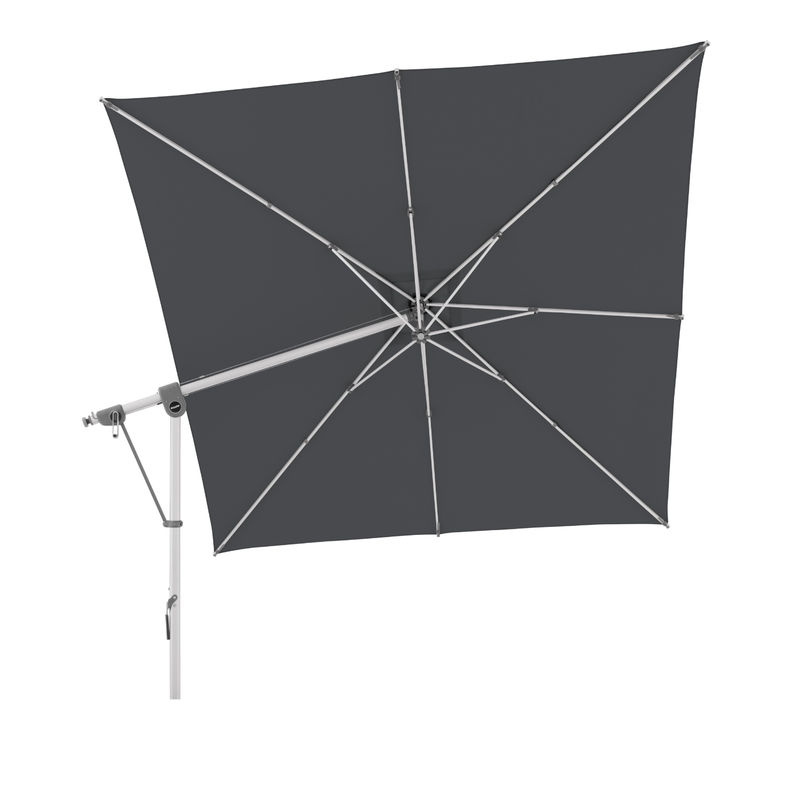 Doppler Ampelschirm Expert in Anthrazit mit Polyesterbespannung und Aluminiumgestell, B/T: 300 x 300 cm - Bild 3
