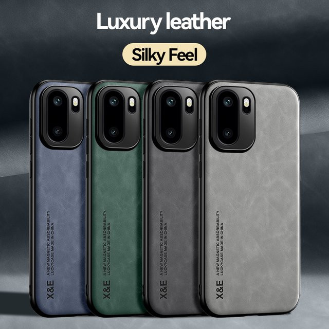 Luxus Leder-Telefonhülle für OnePlus Modelle in Grau - Bild 1