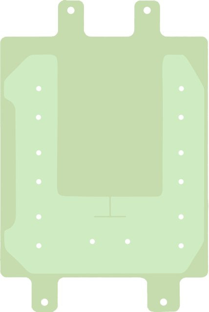 Samsung Galaxy S24+ S926 Akku Klebstoff Service Pack in Grün - Bild 1