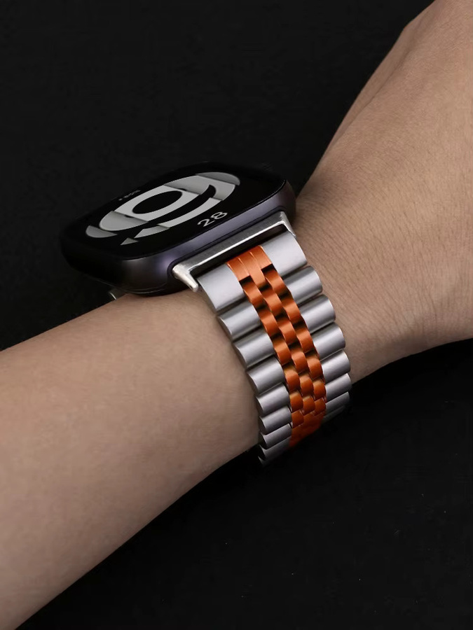 jansin Uhrenarmband Edelstahl, Silber, Herren - Bild 4