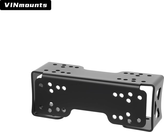 VINmounts Schwerlast-Metall-Montagehalterung in Schwarz für Marine, Fahrzeuge und Industrie - Bild 1