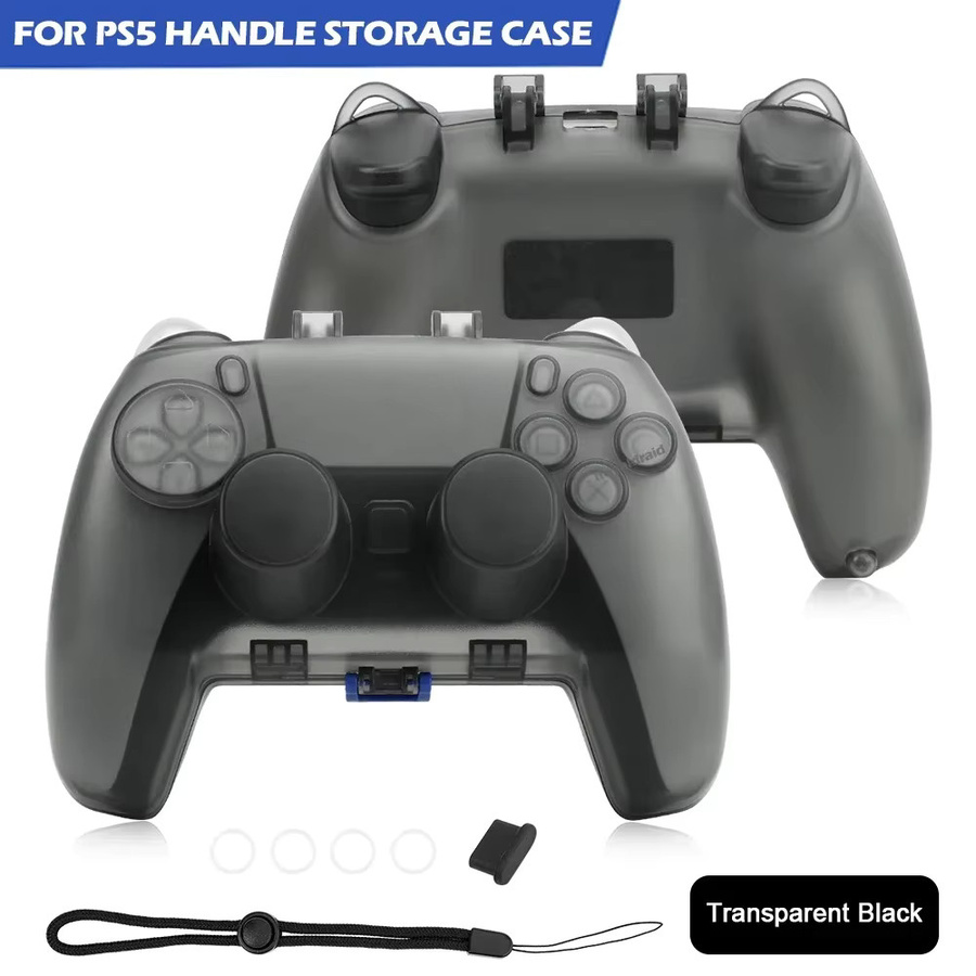 Hayoumon Transparente Kristall-Schutzhülle für PlayStation PS5-Controller mit Ladeanschluss - Bild 2