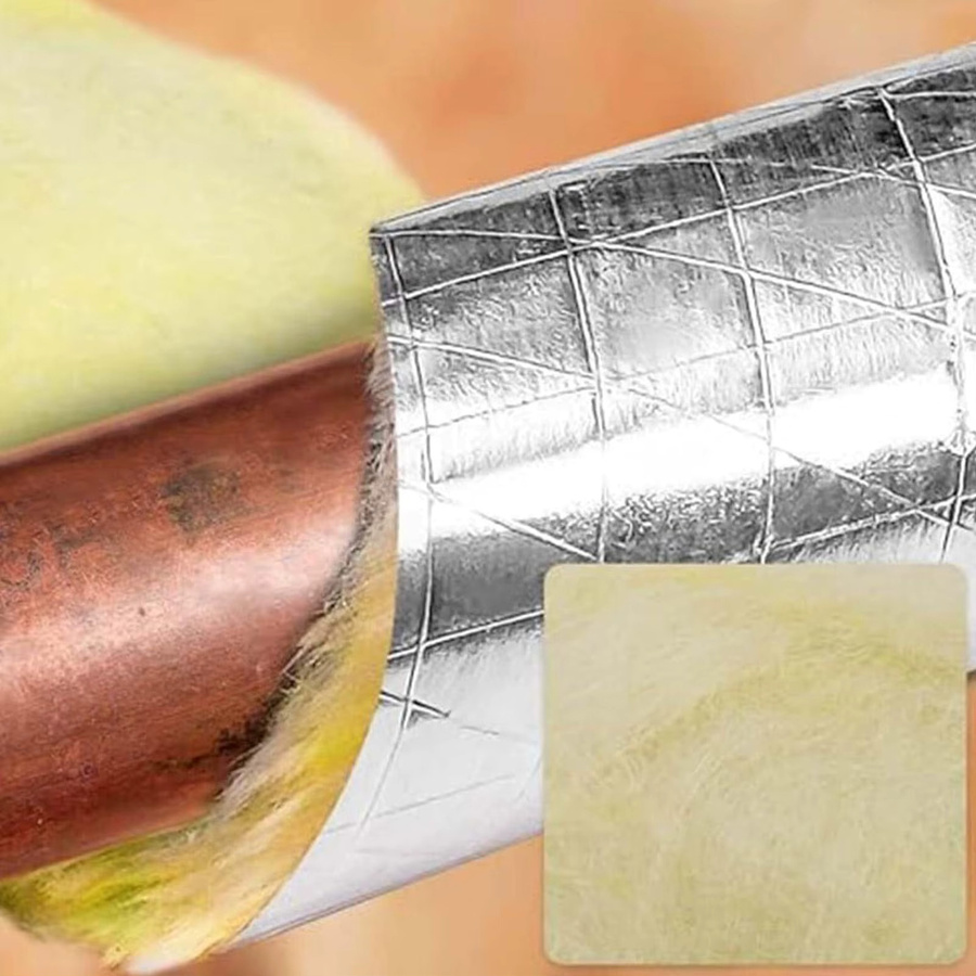 Selbstklebendes Rohr-Isolierband in Silber, 10 m Wickel-Thermoschutz für HVAC-Kanäle, Wasserrohre und Wohnmobile - Bild 3