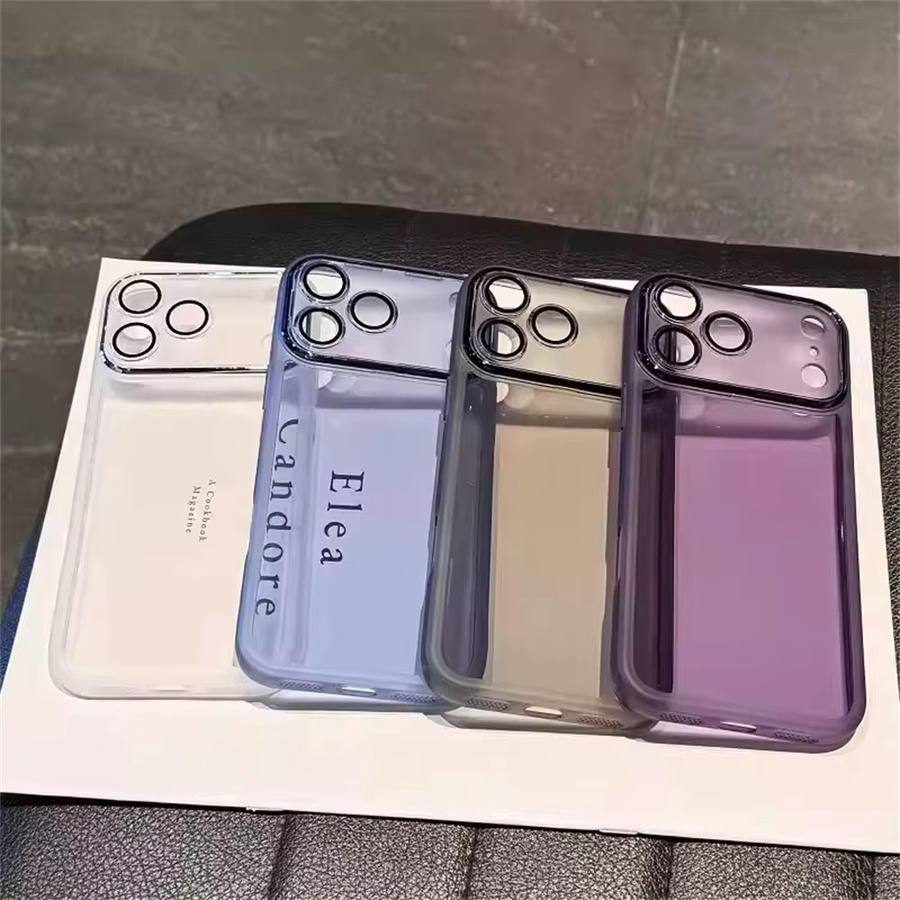 Stoßfeste Silikonhülle mit Kameraschutz für Apple iPhone 11 bis iPhone 17 Pro Max, transparent - Bild 4