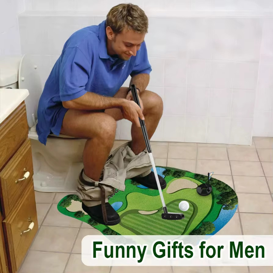 pgm Toiletten-Golfbälle-Spielset, Mini Indoor Putting Green, Set / Bundle - Bild 2