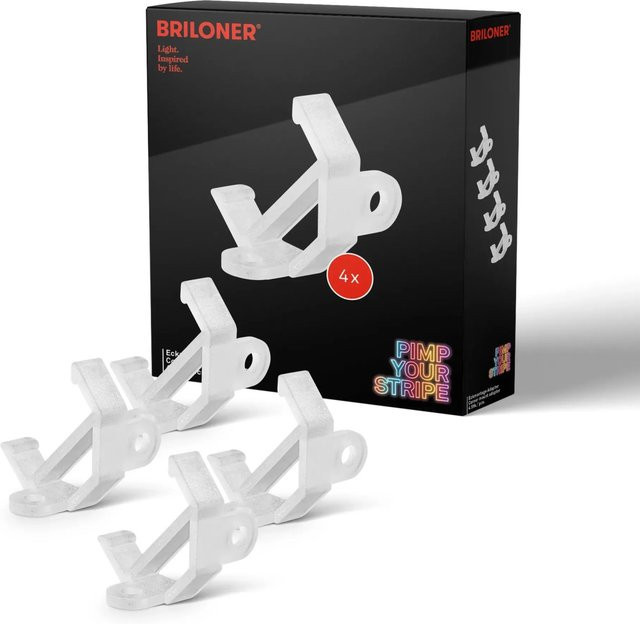 Briloner Pimp your Stripe 4er-Set Eckadapter für Aluminiumprofile - Bild 1