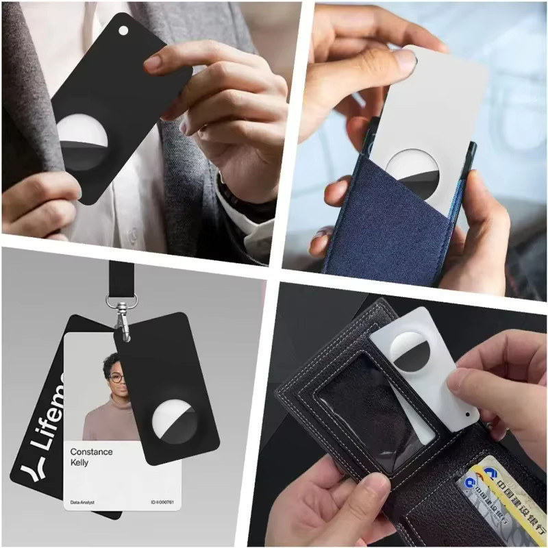 Flexible Kartenhülle für Apple AirTag in Kreditkartengröße als ultradünne Brieftaschenhülle und tragbarer Schutzhalter - Bild 5