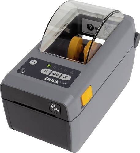 Zebra ZD411D Etikettendrucker Thermotransfer 300 dpi mit USB, LAN, Bluetooth und WLAN in Schwarz und Grau - Bild 1