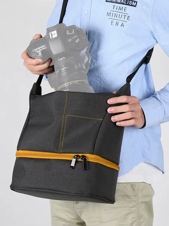 PULUZ Kameratasche für Outdoor-Sport als robuste und wasserdichte Umhängetasche in Schwarz oder Grün - Bild 6