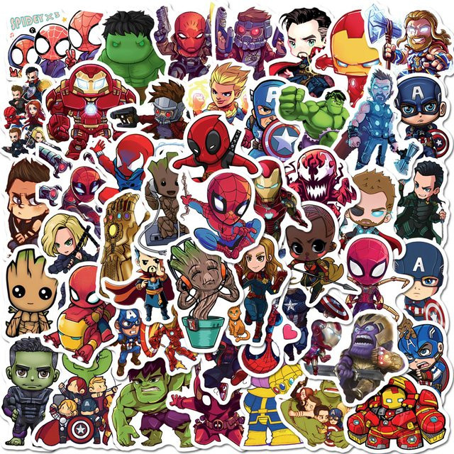 Marvel The Avengers Superhelden-Aufkleber, Bunt / Mehrfarbig - Bild 1