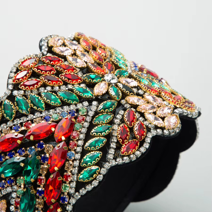 Stirnband Retro Barock, Strass, Damen - Bild 2