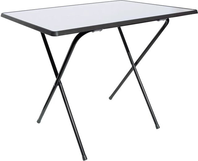 MFG Campingtisch Scherentisch mit Alcotop in Anthrazit und Weiß, B/T/H: 80 x 60 x 64 cm - Bild 1