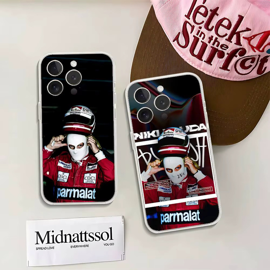 Cool-N-niki Lo-lauda S Handyhülle für Apple iPhone 11 bis 17 Pro Max Mini, luxuriöse transparente Stoßfänger-Schutzhülle - Bild 4