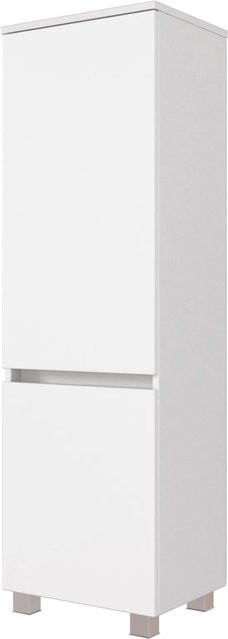 Held Möbel Bad-Midischrank Verona in matt Weiß, B: 40 cm, H: 130 cm, T: 35 cm - Bild 1