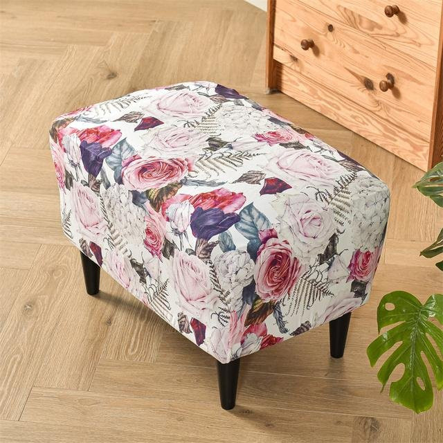 Nordischer elastischer Hockerbezug in Mehrfarben für Wohnzimmer und Schlafzimmer von Your Warm Home - Bild 1
