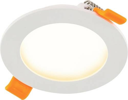 EVN LED-Einbaupanel rund, 5W, Warmweiß, IP44, Weiß - Bild 1