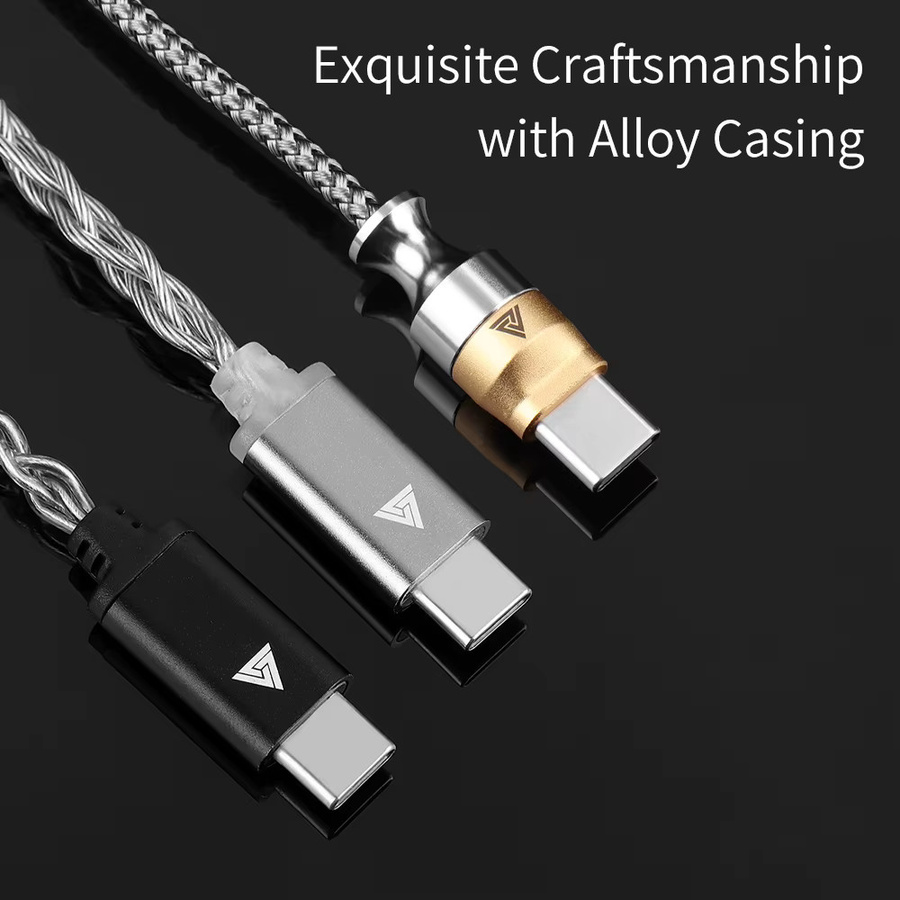 QKZ TC MAX Pro USB Typ-C auf 3,5 mm DAC Audio Interface Decoder Adapter mit CX31993/KT02F20 Kopfhörerverstärker für iPhone und Samsung - Bild 1