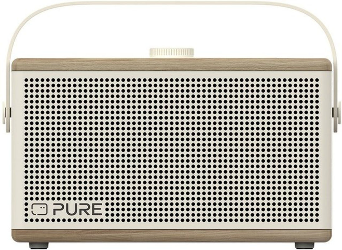 Classic Aura Bluetooth-Lautsprecher in Baumwoll-Weiß und Eiche - Bild 2