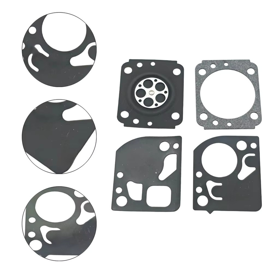 DAZZLEEX Vergaser-Reparatursatz mit 4 Dichtungen in Schwarz für BR500 BR600 BR800 Rucksackgeräte Ersatz für 42830071700 - Bild 4