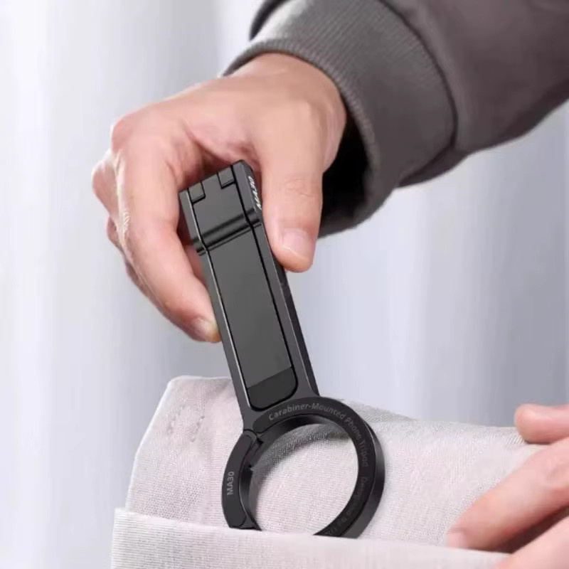KOQZM Magnetische Stativhalterung für Mobiltelefone, faltbarer tragbarer Telefonhalter, 1 Set - Bild 2