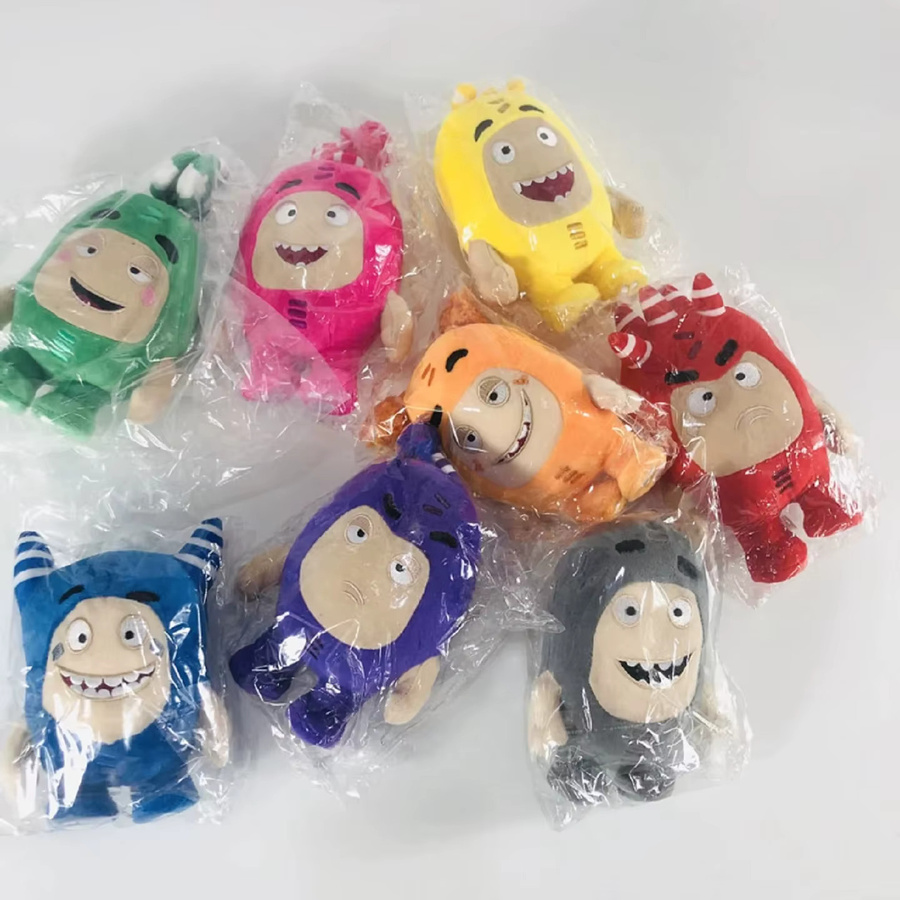 Oddbods Cartoon Jeff Newt Plüsch Spielzeug Puppe Bunt / Mehrfarbig - Bild 2
