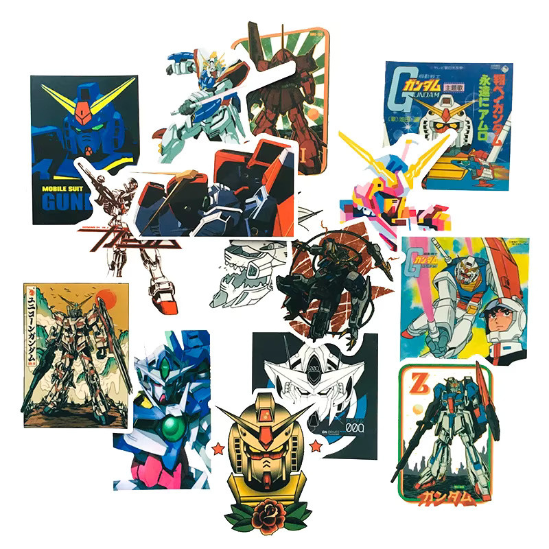 Bandai Gundam Aufkleber, 50-teiliges Set, Bunt / Mehrfarbig - Bild 4