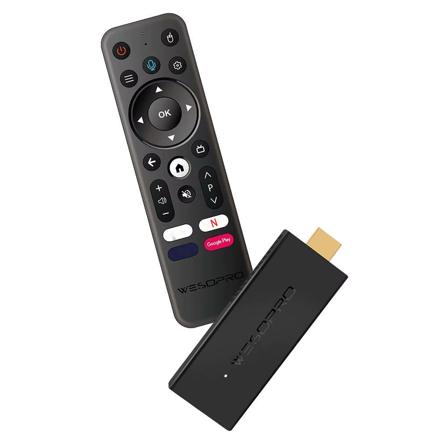 WESOPRO TV Stick G2 Android 12 Smart TV Dongle in Schwarz mit 2GB RAM, 16GB ROM, Wifi6, Bluetooth 5.0 und 4K UHD Unterstützung - Bild 4