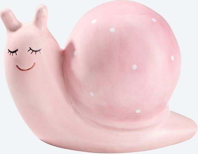 NKD Deko-Schnecke aus Keramik in Pink, B/T/H: 9,5 x 13,5 x 7,5 cm - Bild 1