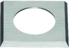 Wendeschneidplatte HW in Silber mit Keramikbeschichtung B/T/H: 1,2 x 12 x 12 mm - Bild 1
