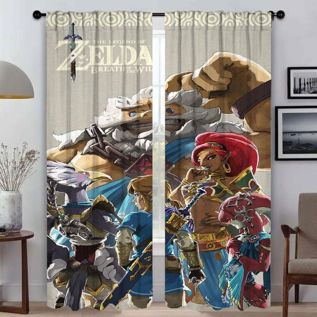 Baifenbai Home Furnishing Verdunkelungsvorhänge Z-zalda Shades aus Polyester, 2 Paneele, Multicolour, B: 50 cm, H: 70 cm - Bild 1