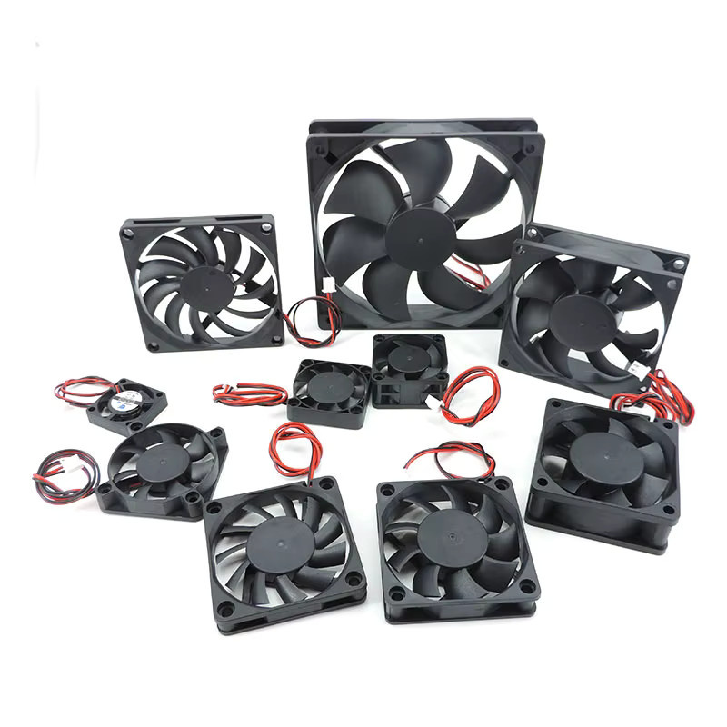 Gakaki DC Bürstenloser Lüfter mit 2pin xh2.54 Anschluss in Schwarz für 3D-Drucker und industrielle Anwendungen - Bild 2