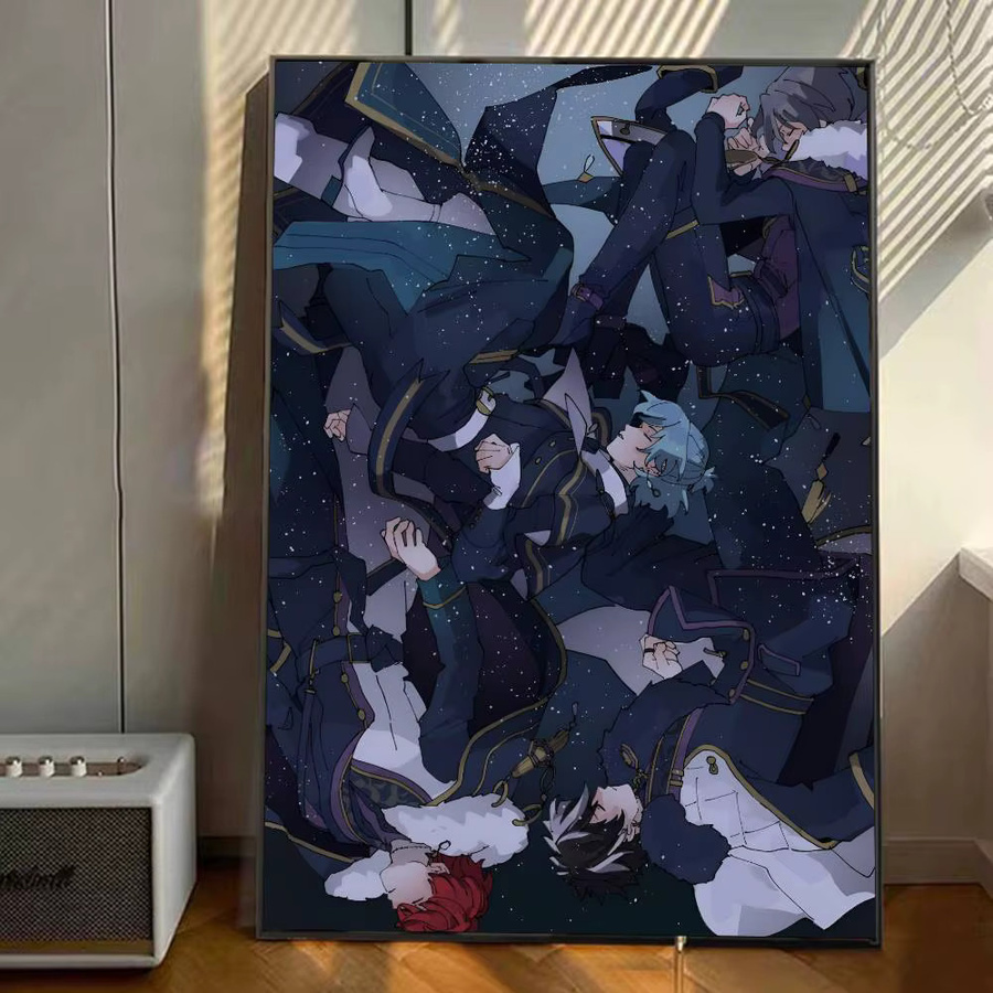 Anime Game P-Promise of Wizard Poster Vintage Wandkunst aus Papier, Mehrfarbig, B/H: 15 x 15 cm - Bild 5