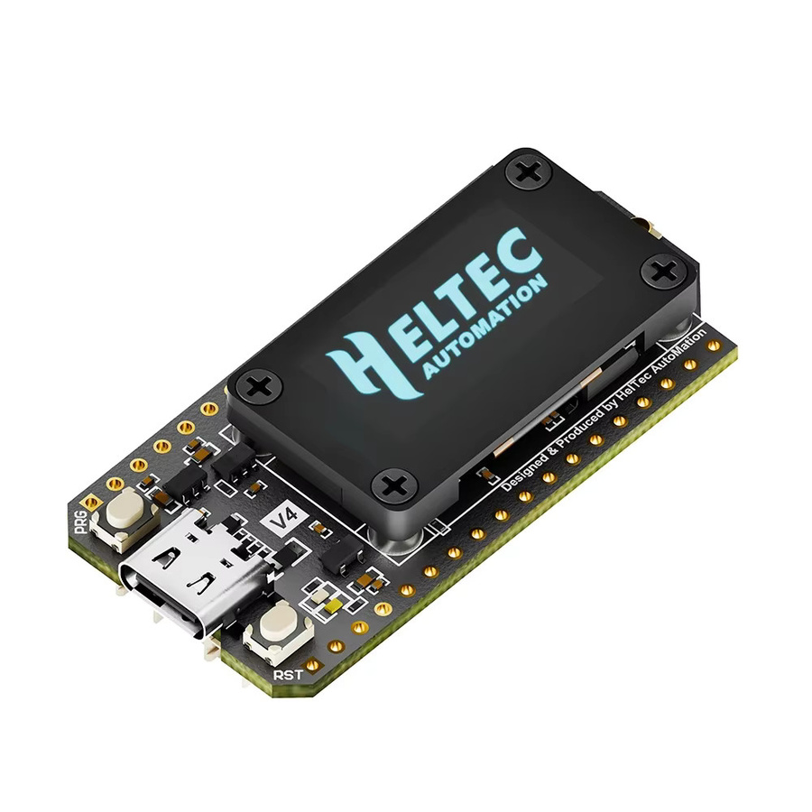 Heltec Meshtastic WiFi LoRa 32V4 Dev-Board mit 0,96 Zoll OLED, ESP32, SX1262, GPS, WiFi und Bluetooth in Schwarz - Bild 5