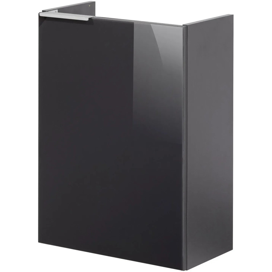 Fackelmann Waschbeckenunterschrank SBC Gäste Bad Anthrazit mit Glasfronten B/H/T: 44 x 60 x 24,3 cm - Bild 2