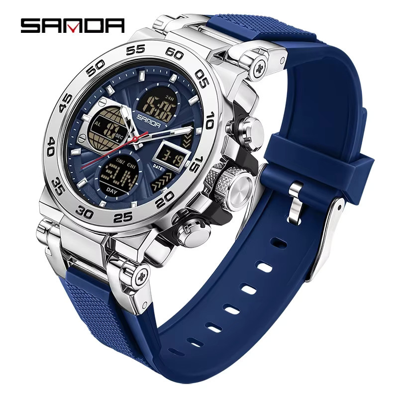 SANDA Chronograph, Dual Display, Herren - Bild 5