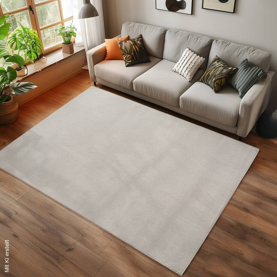 Ayyildiz Kurzflorteppich Helix in Beige, B/H/L: 200 x 0,7 x 290 cm - Bild 2