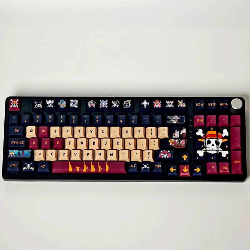 Bandai One Piece Anime PBT Keycaps Set mit 132 Tasten in Multicolour für mechanische Tastaturen mit Kreuzachse - Bild 3