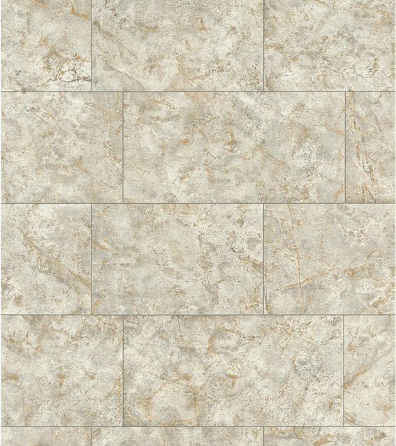 Selbstklebende Rasch Vliestapete Luxora in Steinoptik, Farbe Grau Beige, B: 0,53 m x L: 6 m - Bild 1
