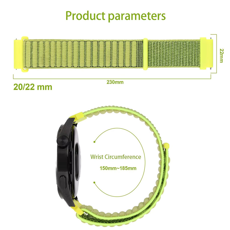 COROS Uhrenarmband Nylon, Textil/NATO, Bunt, Unisex - Bild 4
