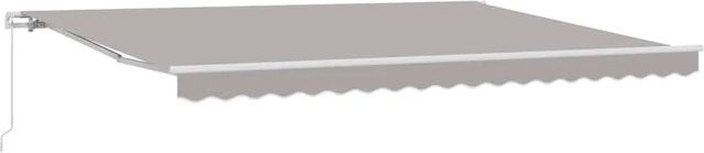 vidaXL Markise Hellgrau aus Polyester und Metall B/T/H: 450 x 300 x 165 cm - Bild 1