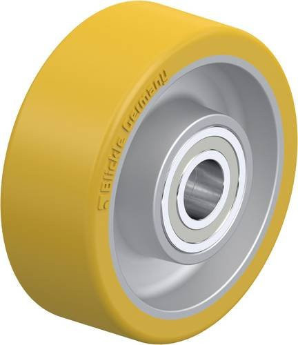Blickle Kunststoff-Rad ALTH 80/15K in Braun und Gelb mit einem Durchmesser von 80 mm und einer Tragfähigkeit von maximal 200 kg - Bild 1