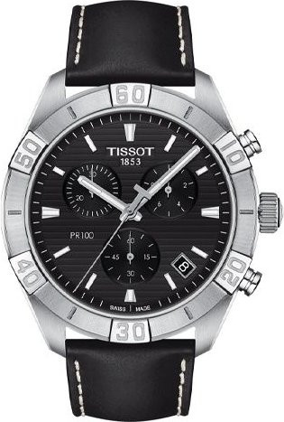Tissot Armbanduhr, Quarz, Edelstahlgehäuse, Schwarz, Herren - Bild 1