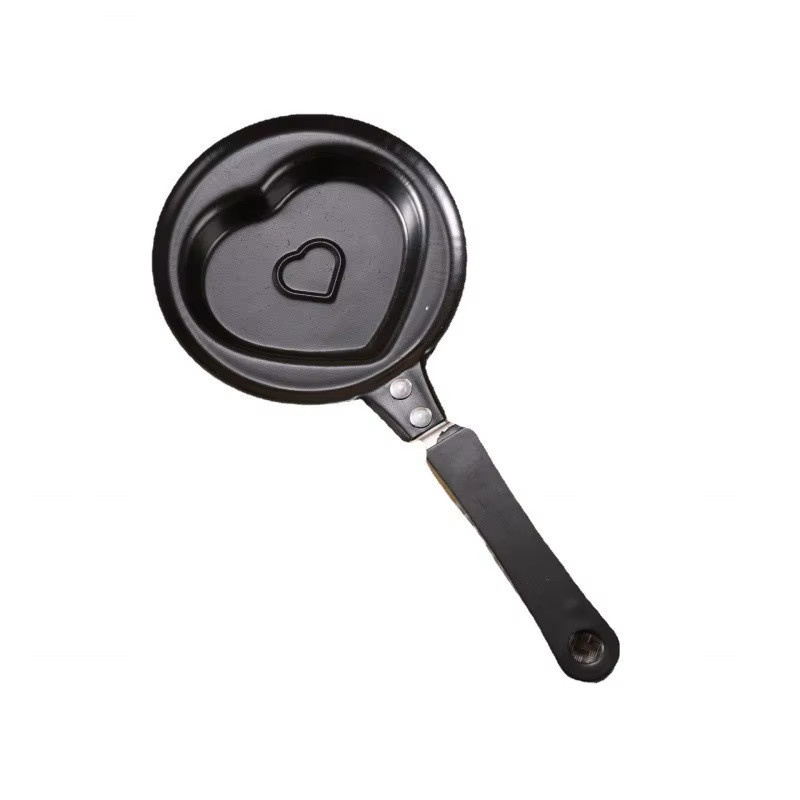 Antihaft-Ei Pfanne in Schwarz für Omelett und Pfannkuchen mit 12 cm Durchmesser - Bild 4