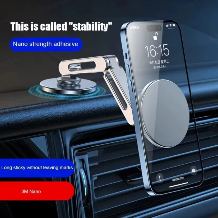 Opansten Universal Magnetische Smartphone Halterung mit Saugnapf für Dashboard, Desktop oder Wand, Farbe: Silber - Bild 4