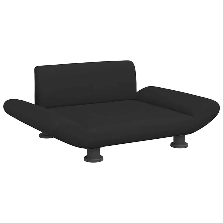 vidaXL Hundebett in Schwarz aus Stoff, B/T/H: 70 x 45 x 28 cm - Bild 2